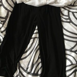 Black Crop Pants